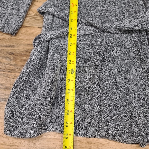 Charcoal Wrap Dress - Picture 7 of 9